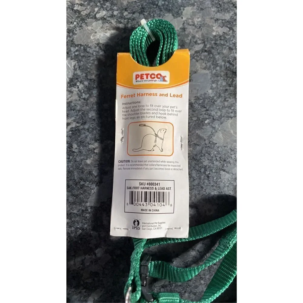 NWT Ferret Leash Harness Accessories